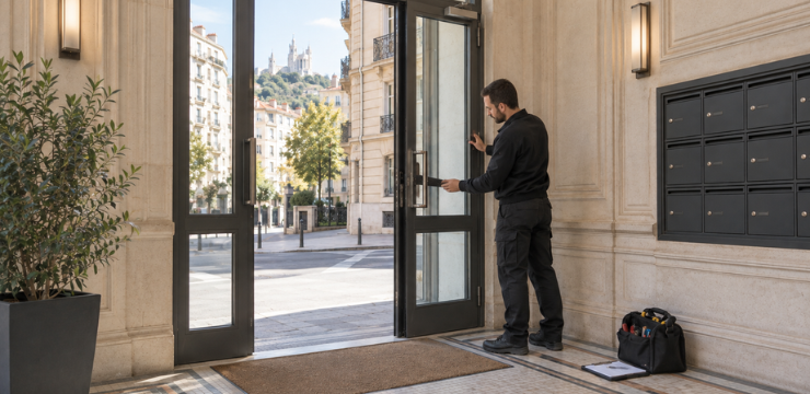 Article 115 : Régies et syndics à Lyon : comment organiser l’entretien des portes d’immeuble ?