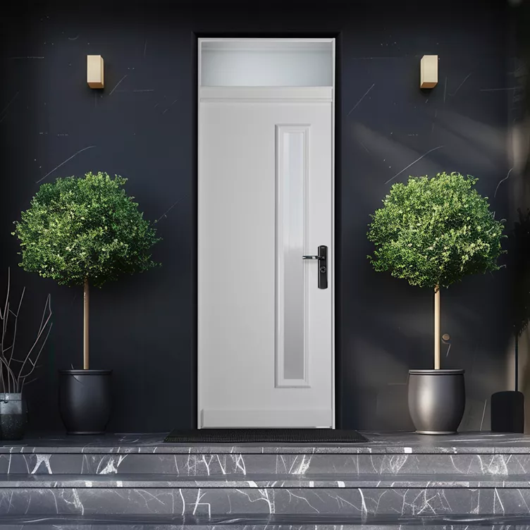 Porte blindée de maison Fichet Forstyl+ SI avec imposte