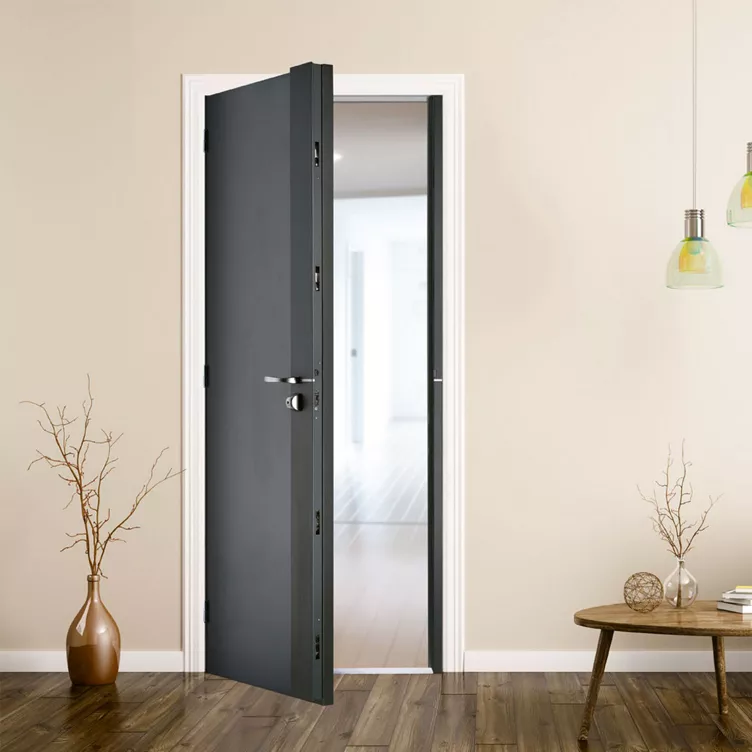 Serrure multipoints Fichet Alicea S et XP installée sur une porte intérieure